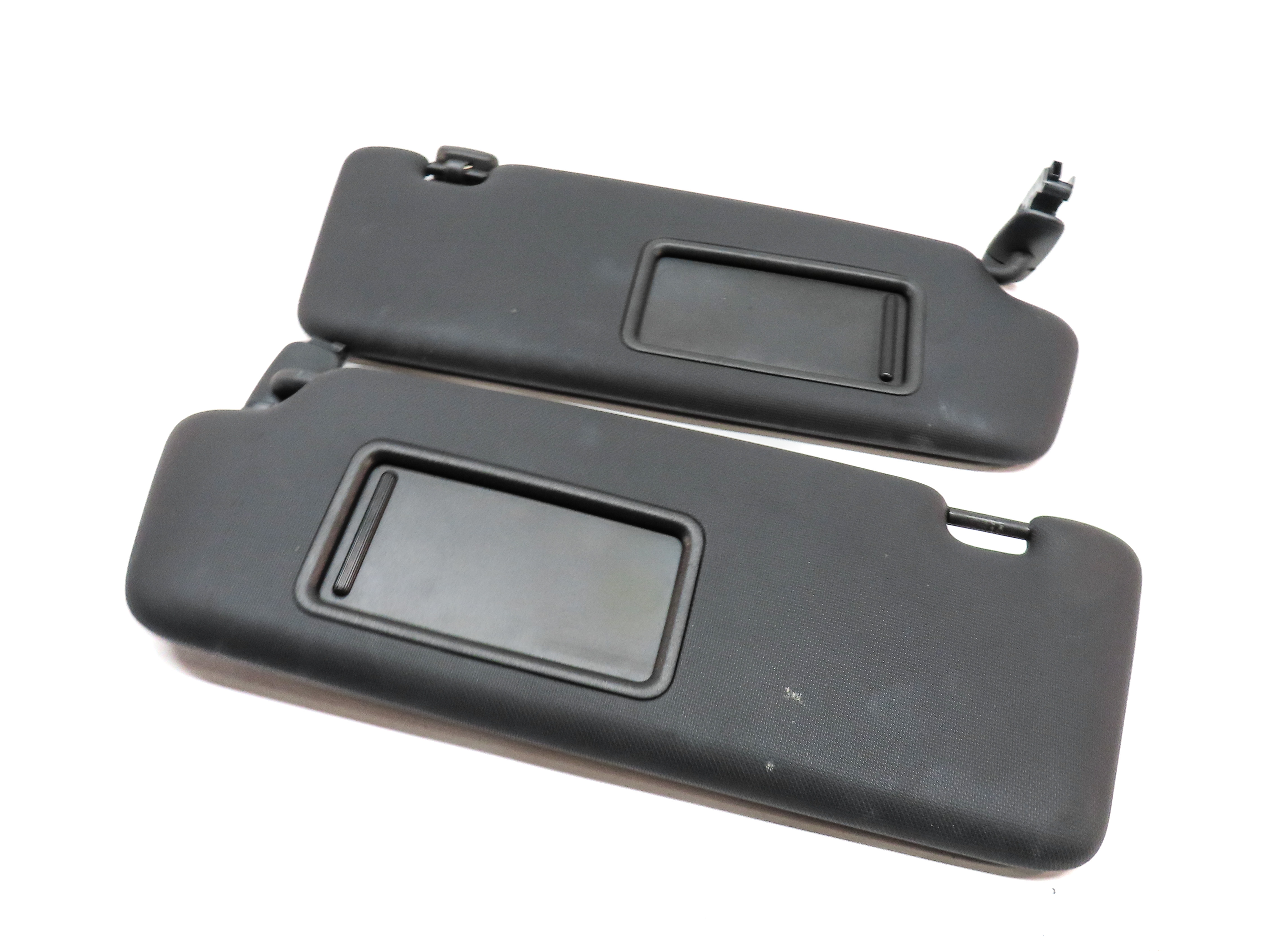 2015-2023 AUDI Q3 (8U) FRONT LEFT & RIGHT SUNVISOR SUN VISOR SET-2 (Black) — exact item pictured